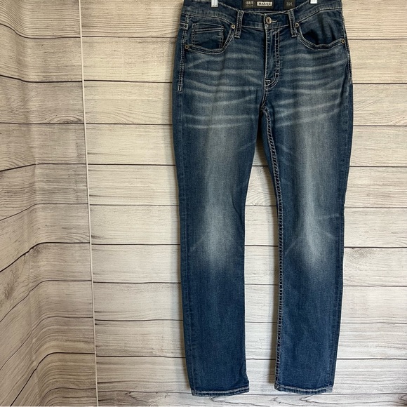 BKE “Mason” Mens Denim Jeans size 32L - Taper - Picture 9 of 13